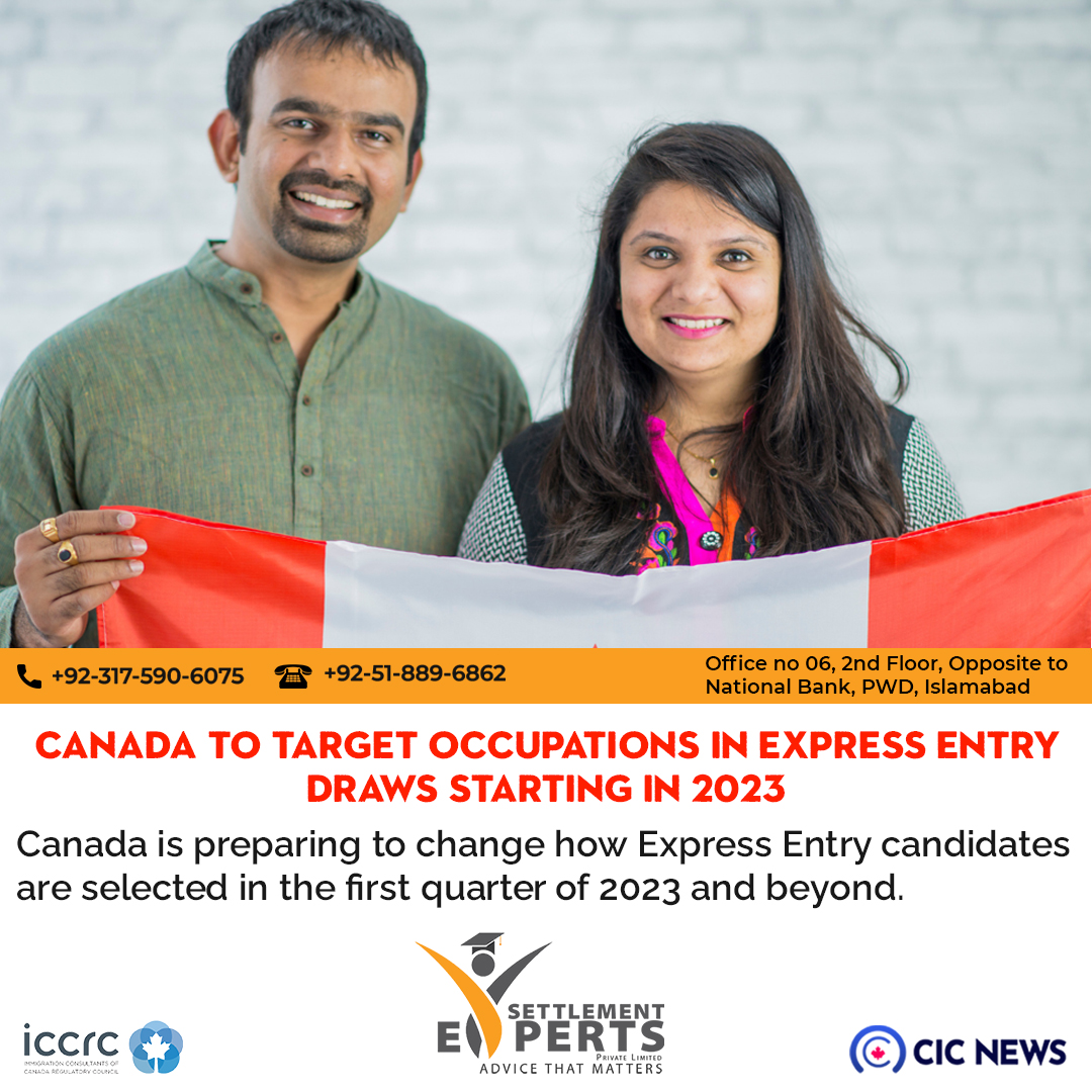 Canada is changing how its going to pick Express entry candidates in 2023 first quarter