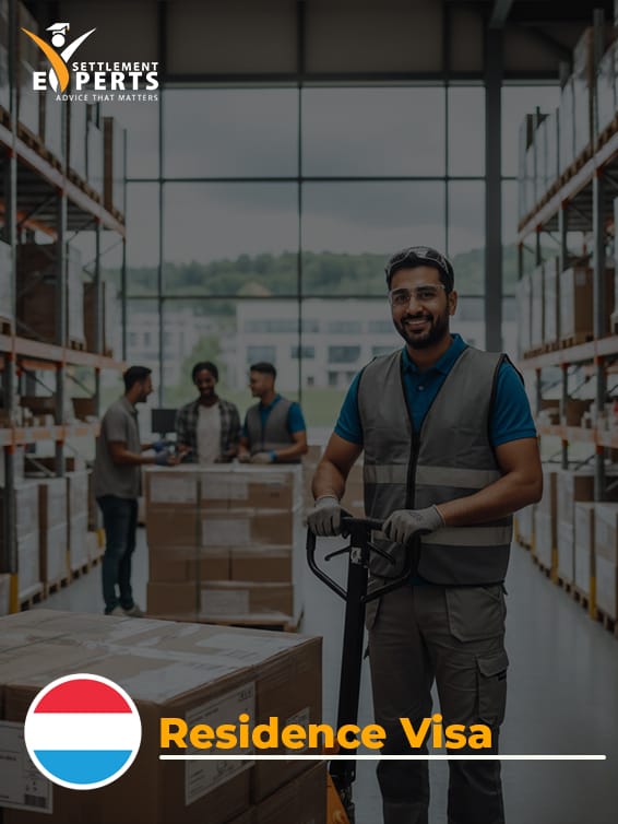 Pakistani professional working in Luxembourg office with work permit